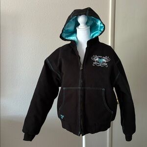 Cowgirl Hardware Black & Turquoise Jacket